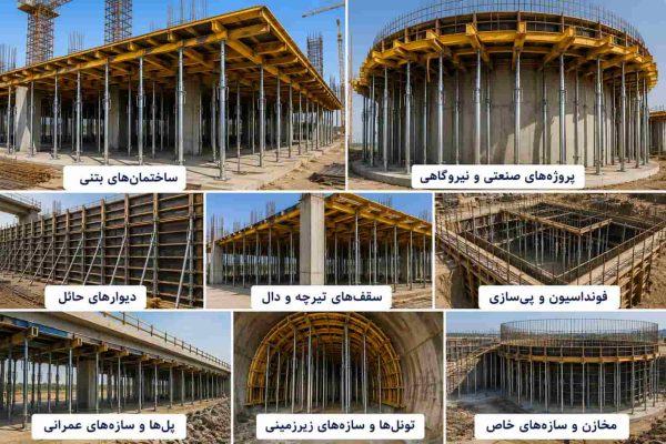 کاربردهای سولجر قالب بندی در پروژه‌های عمرانی